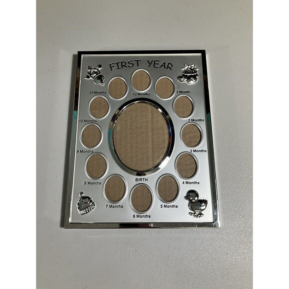 Malden International Designs Baby's First Year Collage Picture Frame - Picture 1 of 4